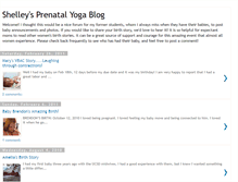 Tablet Screenshot of prenatalyogawithshelley.blogspot.com