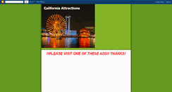 Desktop Screenshot of californiaattractions1.blogspot.com