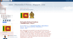 Desktop Screenshot of dhammikasperera.blogspot.com