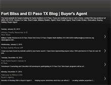 Tablet Screenshot of fort-bliss-el-paso-tx-real-estate.blogspot.com