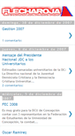 Mobile Screenshot of flecharojadcu.blogspot.com