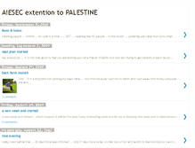 Tablet Screenshot of aiesecpalestine.blogspot.com