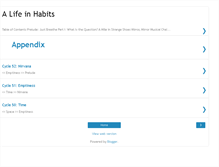 Tablet Screenshot of alifeinhabits.blogspot.com
