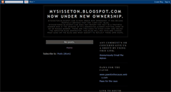 Desktop Screenshot of mysisseton.blogspot.com