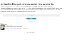Tablet Screenshot of mysisseton.blogspot.com