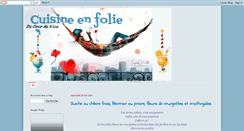 Desktop Screenshot of cuisinenfolie.blogspot.com