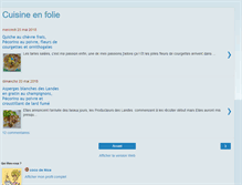 Tablet Screenshot of cuisinenfolie.blogspot.com