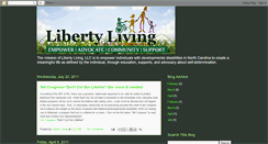 Desktop Screenshot of libertylivingllc.blogspot.com