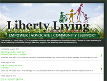 Tablet Screenshot of libertylivingllc.blogspot.com