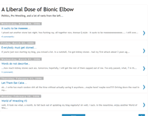 Tablet Screenshot of bionicelbow.blogspot.com