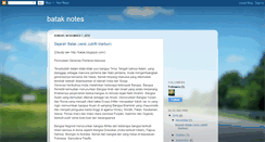 Desktop Screenshot of bataknotes.blogspot.com