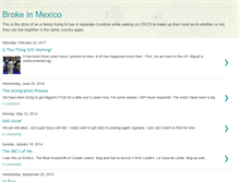 Tablet Screenshot of brokeinmexico.blogspot.com