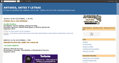 Desktop Screenshot of antares-artesyletras.blogspot.com
