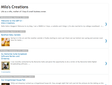 Tablet Screenshot of miloscreations.blogspot.com