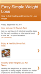 Mobile Screenshot of easysimpleweightloss.blogspot.com