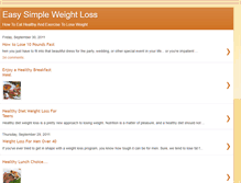 Tablet Screenshot of easysimpleweightloss.blogspot.com