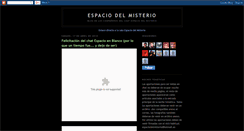 Desktop Screenshot of espaciodelmisterio.blogspot.com