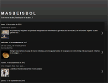 Tablet Screenshot of masbeisbol.blogspot.com