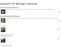 Tablet Screenshot of escuela-sarmiento-157.blogspot.com