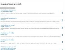 Tablet Screenshot of microphone-screech.blogspot.com