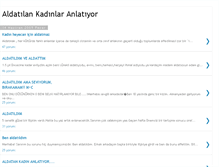 Tablet Screenshot of aldatilankadinlaranlatiyor.blogspot.com
