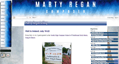 Desktop Screenshot of martyregan.blogspot.com