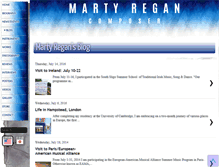 Tablet Screenshot of martyregan.blogspot.com
