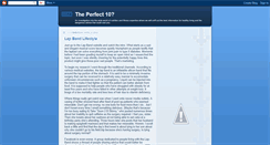 Desktop Screenshot of perfectten2010.blogspot.com