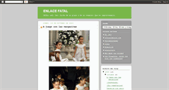 Desktop Screenshot of enlacefatal.blogspot.com