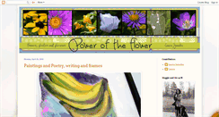 Desktop Screenshot of poweroftheflower.blogspot.com