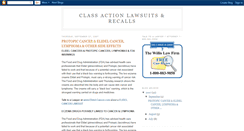 Desktop Screenshot of classactionlawsuit.blogspot.com