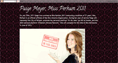 Desktop Screenshot of missperham2011.blogspot.com