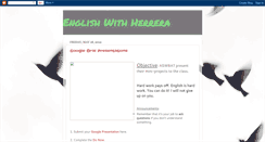 Desktop Screenshot of englishwithherrera.blogspot.com
