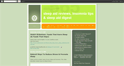 Desktop Screenshot of insomnia-natural-sleep-aid-review.blogspot.com