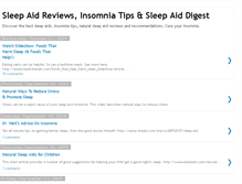 Tablet Screenshot of insomnia-natural-sleep-aid-review.blogspot.com