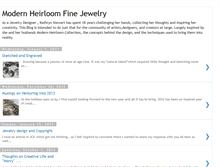 Tablet Screenshot of modernheirloomfinejewelry.blogspot.com