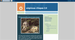 Desktop Screenshot of empresas-de-chiapas.blogspot.com