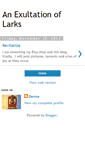 Mobile Screenshot of anexultationoflarks.blogspot.com