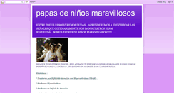 Desktop Screenshot of papasdeniosmaravillosos.blogspot.com