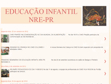 Tablet Screenshot of educacaoinfantilnrepr.blogspot.com