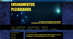 Desktop Screenshot of ensinamentos-das-pleiades.blogspot.com