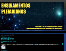 Tablet Screenshot of ensinamentos-das-pleiades.blogspot.com