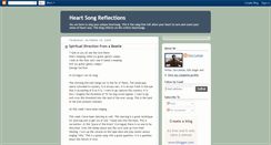 Desktop Screenshot of heartsongreflections.blogspot.com