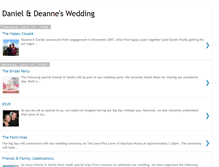 Tablet Screenshot of dan-deannes-wedding.blogspot.com