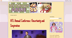 Desktop Screenshot of aboutabbie.blogspot.com