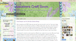 Desktop Screenshot of anniebeescraftroom.blogspot.com