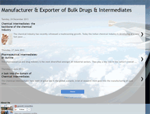 Tablet Screenshot of bulkdrugsintermediates.blogspot.com