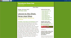 Desktop Screenshot of gunadarmachessclub.blogspot.com