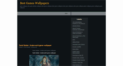 Desktop Screenshot of best-games-wallpapers.blogspot.com