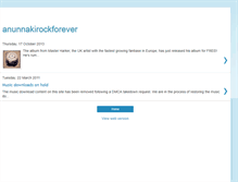 Tablet Screenshot of anunnakirockforever.blogspot.com